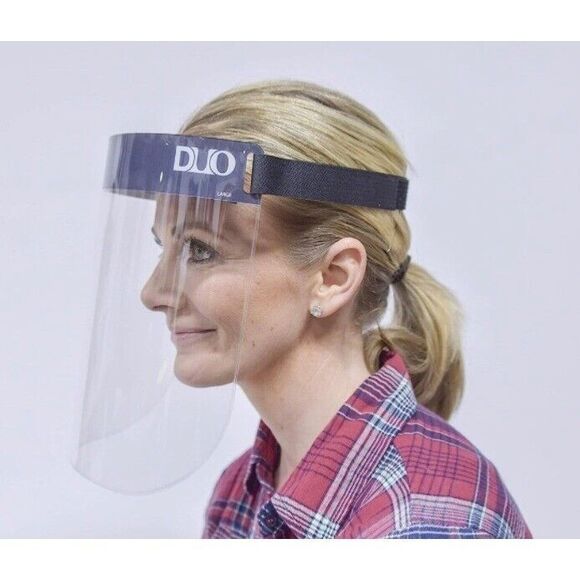 Dynatomy set of 8 face shields + 1 DUO Protects Shield Small NEW - Picture 1 of 15